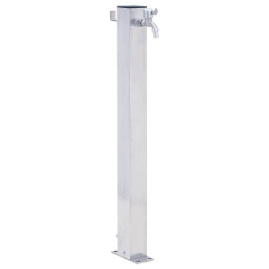 vidaXL Waterzuil vierkant 40 cm roestvrij staal
