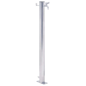 vidaXL Waterzuil rond 40 cm roestvrij staal