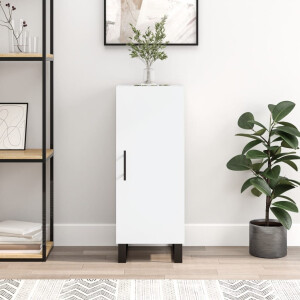 vidaXL Dressoir 34,5x34x90 cm bewerkt hout wit