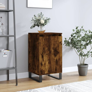 vidaXL Dressoir 40x35x70 cm bewerkt hout gerookt eikenkleurig