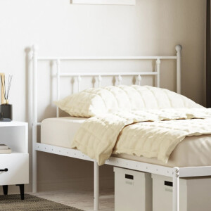 vidaXL Hoofdbord 107 cm metaal wit