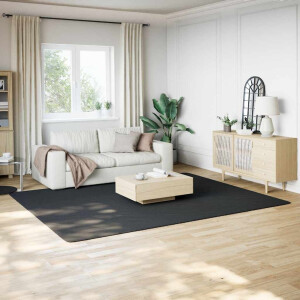 vidaXL Vloerkleed shaggy zwart 240x305 cm polyester