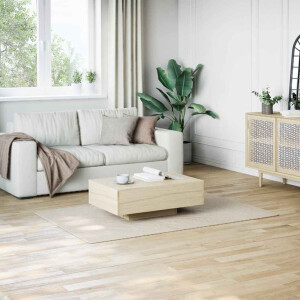 vidaXL Vloerkleed shaggy crèmewit 120x183 cm polyester