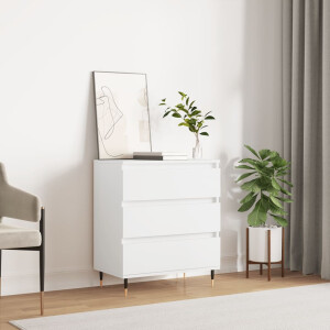 vidaXL Dressoir 60x35x70 cm bewerkt hout wit