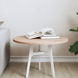 vidaXL Tafelblad rond Ø50x1,5 cm massief beukenhout