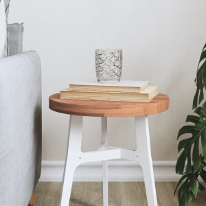 vidaXL Tafelblad rond Ø30x2,5 cm massief beukenhout