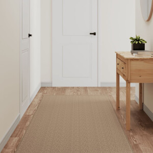 vidaXL Tapijtloper 80x400 cm sisal-look zandkleurig