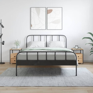 vidaXL Nachtkastjes 2 st 34x35,5x50 cm sonoma eikenkleurig