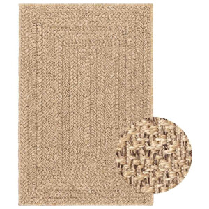 vidaXL Vloerkleed ZIZUR binnen en buiten 200x290 cm jute look