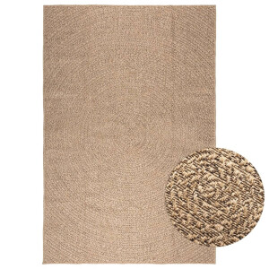 vidaXL Vloerkleed ZIZUR binnen en buiten 200x290 cm jute look