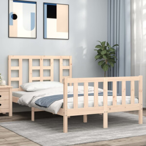 vidaXL Bedframe zonder matras massief grenenhout 120x200 cm