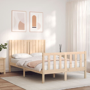 vidaXL Bedframe zonder matras massief grenenhout 120x200 cm
