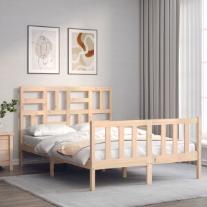 vidaXL Bedframe zonder matras massief grenenhout 120x200 cm