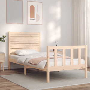 vidaXL Bedframe zonder matras massief grenenhout 90x200 cm