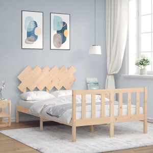 vidaXL Bedframe zonder matras massief grenenhout 120x200 cm
