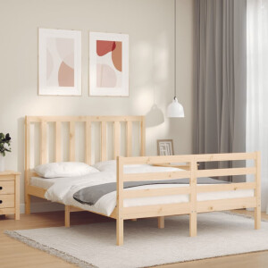 vidaXL Bedframe zonder matras massief grenenhout 140x200 cm