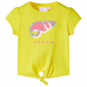 vidaXL Kindershirt 104 geel