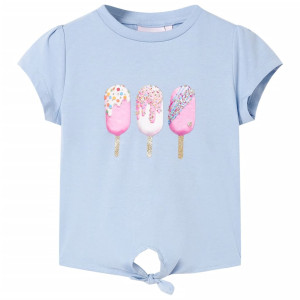 vidaXL Kindershirt 128 blauw