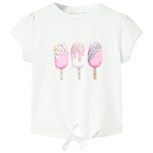 vidaXL Kindershirt 128 ecru