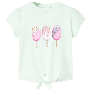 vidaXL Kindershirt 92 lichtmint