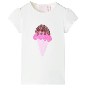 vidaXL Kindershirt 92 ecru