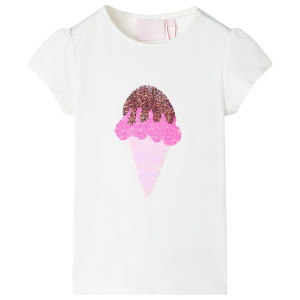 vidaXL Kindershirt 116 ecru