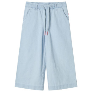 vidaXL Kinderbroek 116 zachtdenimblauw