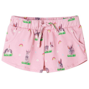 vidaXL Kindershorts met trekkoord 116 lichtroze