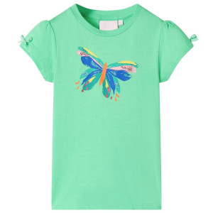 vidaXL Kindershirt 128 lichtgroen