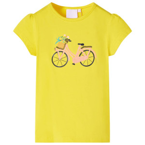 vidaXL Kindershirt 104 geel