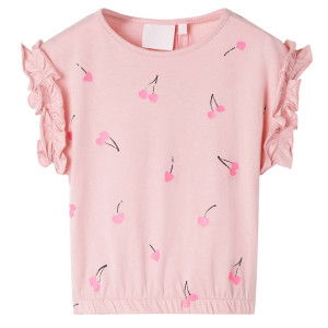 vidaXL Kindershirt 116 lichtroze