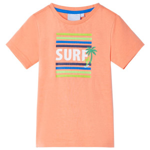 vidaXL Kindershirt 116 neonoranje