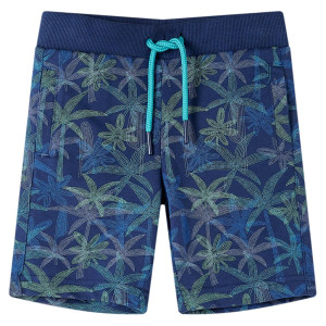 vidaXL Kindershorts met trekkoord 92 marineblauw