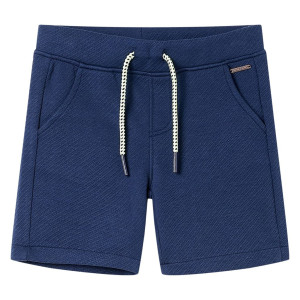 vidaXL Kindershorts met trekkoord 104 donkerblauw