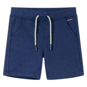 vidaXL Kindershorts met trekkoord 116 donkerblauw