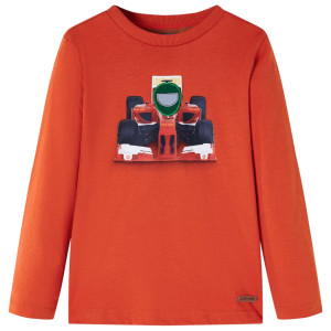 vidaXL Kindershirt met lange mouwen 140 oranje