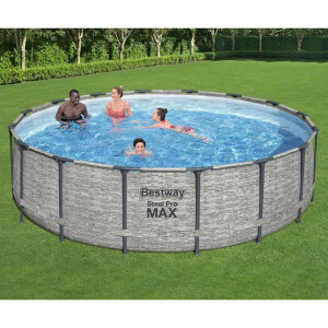 Bestway Power Steel Zwembad rond 488x122 cm