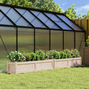 vidaXL Plantenbakken 2 st cm massief grenenhout