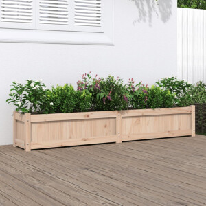 vidaXL Plantenbak 180x31x31 cm massief grenenhout