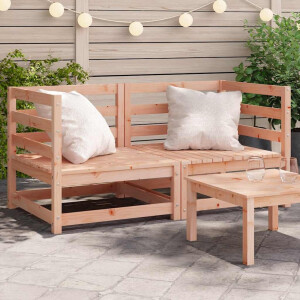 vidaXL Tuinhoekbanken 2 st 70x70x67 cm massief douglashout