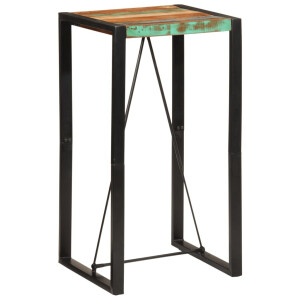 vidaXL Bartafel 60x55x110 cm massief gerecycled hout