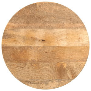 vidaXL Tafelblad rond Ø 60x3,8 cm massief ruw mangohout