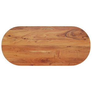 vidaXL Tafelblad ovaal 90x40x3,8 cm massief acaciahout