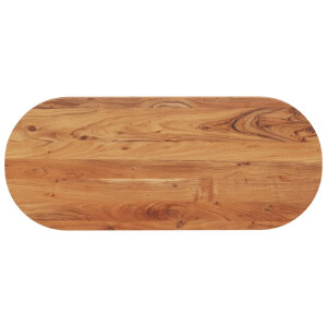 vidaXL Tafelblad ovaal 100x40x3,8 cm massief acaciahout