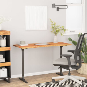vidaXL Bureaublad rechthoekig 140x60x2,5 cm massief acaciahout