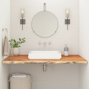 vidaXL Wastafelblad rechthoekig 100x60x3,8 massief acaciahout