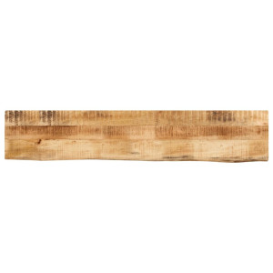 vidaXL Tafelblad met natuurlijke rand 180x40x2,5 cm massief mangohout