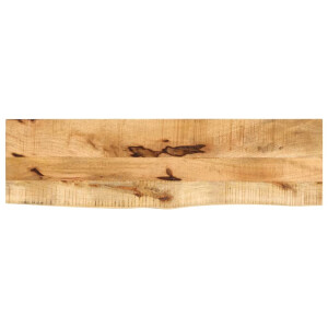 vidaXL Tafelblad met natuurlijke rand 120x30x3,8 cm massief mangohout