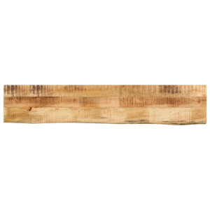 vidaXL Tafelblad met natuurlijke rand 140x40x3,8 cm massief mangohout