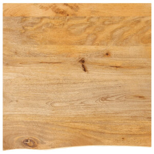 vidaXL Tafelblad met natuurlijke rand 40x40x3,8 cm massief mangohout